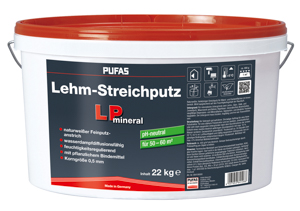 Pufas Lehm-Streichputz LP mineral Feinputzanstrich